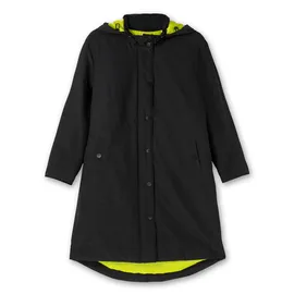 sheego Funktionsmantel SHEEGO, Damen, Gr. 50, schwarz, 64% Baumwolle, 36% Polyamid, Wattierung:100% Polyester, Mäntel