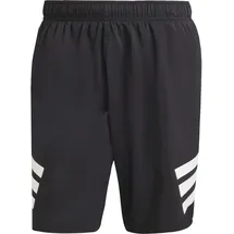 adidas 3-Streifen 8-Inch Badeshorts Black/White 2XL