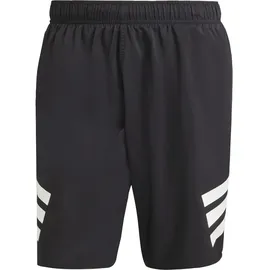 adidas 3-Streifen 8-Inch Badeshorts Black/White 2XL