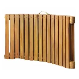 vidaXL Klappliege 184 x 55 x 64 cm Braun/Weinrot