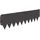 vidaXL Raseneinfassung 20 pcs Metall 20 x 20 cm schwarz