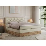 MKS Meble Amore King 160 x 200 cm H3 Beige