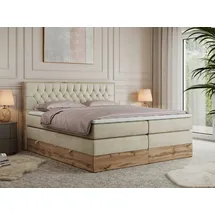 MKS Meble Amore King 160 x 200 cm H3 Beige