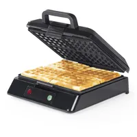 GOURMETmaxx Waffeleisen für 4 Belgische Waffeln | Waffelautomat mit Antihaftbeschichtung, stufenlos einstellbarer Bräunungsgrad und Kontrollleuchte | Duftende belgische Waffeln ganz einfach zubereitet