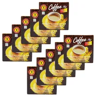 10x135g Coffee Plus Instant Coffee mit Ginseng Extrakt Instant Kaffee