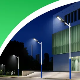 Retoo Solar-Straßenlampe mit Dämmerungssensor LED PILOT 240 W