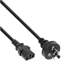 InLine Netzkabel - Netzstecker China auf Kaltgerätestecker C13 - 1,8m