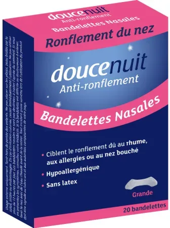 DouceNuit Snoreeze Nasenstrips Gegen Schnarchen Groß 20 Stück