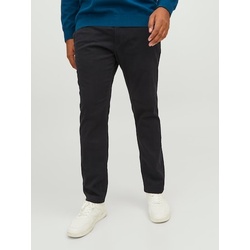 Chinohose »JPSTMARCO JJDAVE LC NOOS PLS«, Gr. 42 - Länge 32, Black, , 46743147-42 Länge 32