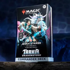 Wizards of the Coast Magic: The Gathering Commander: Tarkir: Dragonstorm: Jeskai Striker Command