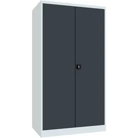 Pavoy Schwerlastschrank, 3 Fachböden a 120 kg, 3 Schubladen a 175 mm, Ral 7035/7016