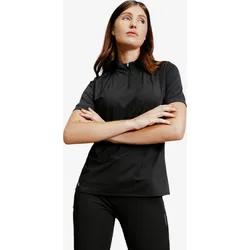 Reit-Polohemd kurzarm Damen - Heritage schwarz rauchschwarz|rauchschwarz XL