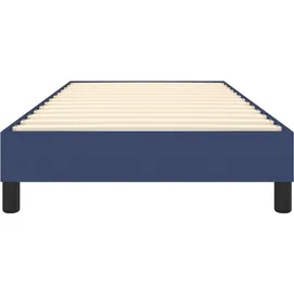 vidaXL Boxspringbettgestell 90 x 200 cm Blau