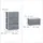 Relaxdays Regalsystem 45 x 73 x 30 cm Grau