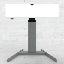 Stier Elektrisch höhenverstellbarer Steh-Tisch 501-19 100x80cm Weiß mel., 68-120cm