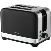 Grossag Edelstahl-Toaster, Schwarz, TA 28.07 (1400)