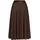 Zero Midirock Damen Tüll Braun 38