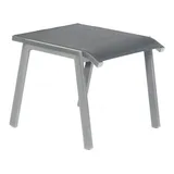 SonnenPartner Hocker Fresno Alu-Gestell anthrazit Pols tertextilgewebe schwarz SonnenPartner