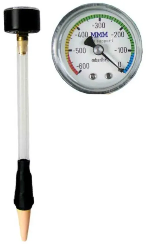 MMM Tensiometer T1 | Bodenfeuchte messen in bis zu 20 cm Messtiefe | von oben ablesbar