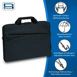 PEDEA Laptoptasche 13,3 Zoll 33.8cm FASHION Notebook Umhängetasche mit Schultergurt