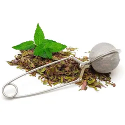 Bayli 10er Set Teezange aus Edelstahl für losen Tee | 10 Stück Tee Ei in Kugelform | Siebzange für Tasse | Teefilter | Gewürzzange | Teesieb | Gewürze