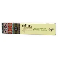 Saraswati Räucherstäbchen Native Soul "Sweet Grass & Yerba Santa" 15 g