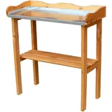 Promadino Pflanztisch 84 x 38 x 90 cm Braun