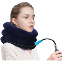 Bodiiwuliu Nacken Cervical Traction, Kopf-und Nackenstrecker, Verstellbares Kopf-und Nackenstrecker, für Unterwegs Zuhause im Büro, FüR Entspannen Sie Ihren Nacken
