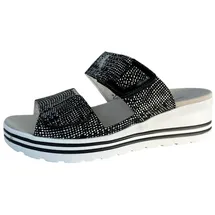 WALDLÄUFER Pantolette Michelle schwarz weiß | Gr.: 40