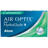Alcon Air Optix plus Hydraglyde for Astigmatism 6 Linsen) | Solunate Multi-Purpose 400 ml mit Behälter PWR:-1, BC:8.7, DIA:14.5, CYL:-0.75, AXIS:110
