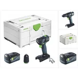 Festool TXS 18-Basic Akku Bohrschrauber 18 V 40 Nm Brushless + 1x Akku 5,0 Ah + Systainer - ohne Ladegerät