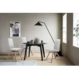 Stressless® Polsterstuhl Laurel, Low Back, Größe M, mit schräggestellten Beinen in Eiche natur grau