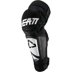 Leatt 3DF Hybrid EXT Motocross Knie-/Schienbeinschoner, weiss, Größe 2XL für Männer