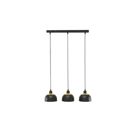 Trio Reality Pendelleuchte Punch 3-flammig Schwarz matt