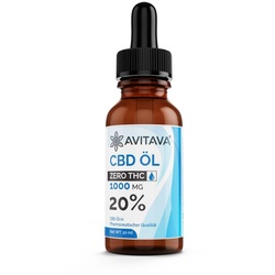 Avitava® Zero CBD Öl THC-freies hochaktives 20% 10 ml