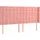 vidaXL Boxspringbett 180 x 200 cm Rosa