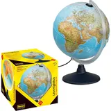 IDENA Idena, Globus, Leuchtglobus Erde mit 2 Kartenbildern, Ø30cm