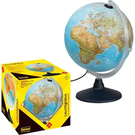 IDENA Idena, Globus, Leuchtglobus Erde mit 2 Kartenbildern, Ø30cm