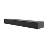 Möbel Kraft Stream TV-Lowboard 200 cm Schwarz Holzwerkstoff