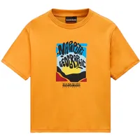 Napapijri Sella Kurzarm-t-shirt - Apricot - 16 Jahre