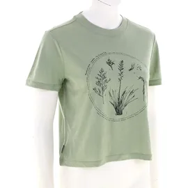Icebreaker 150 Tech Lite Crop Seed Story T-Shirt Oliv XS