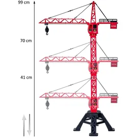 Jamara Kran Turmdrehkran Kutter XL 99 IR CH RTF rot (406321)