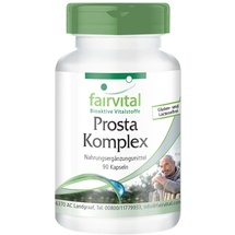 Fairvital | Prosta Komplex - VEGAN - HOCHDOSIERT - 90 Kapseln - mit Selen, Zink, Sägepalme, Lycopin, Beta-Sitosterol & Opuntia