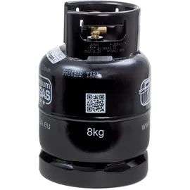 Bluecraft 3x Premium BBQ- GAS Flasche 8 kg gefüllt inkl. Gasreglerlöser + 17er Schlüssel