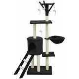 les tendances Jipsy Kratzbaum 50 x 35 x 138 cm Schwarz