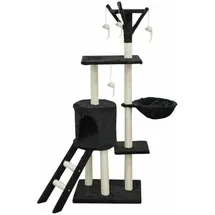 les tendances Jipsy Kratzbaum 50 x 35 x 138 cm Schwarz