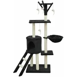 les tendances Jipsy Kratzbaum 50 x 35 x 138 cm Schwarz