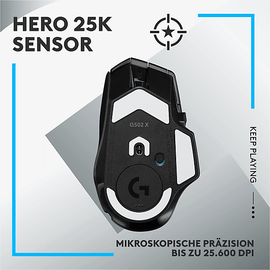 Logitech G502 X LIGHTSPEED Gaming Maus Schwarz