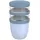 Mepal Ellipse Müslibecher 3-teilig Nordic blue 500 ml / 200 ml / 200 ml