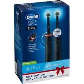 Oral-B Pro 3 3900 + 2. Handstück Black Edition